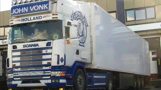 Scania 164 580 V8 DriveBy Loud Sound John Vonk [upl. by Enelrac701]