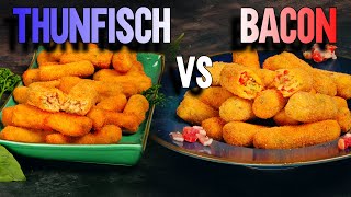 Kroketten selber machen Thunfisch vs Bacon [upl. by Hirsh733]