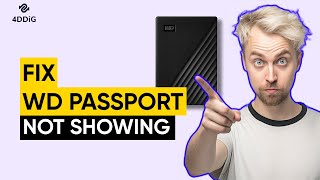 2024  How To Fix WD Passport is NOT Showing Up amp Not Recognized on Windows 1110 [upl. by Byrom]