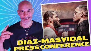 Nate Diaz vs Jorge Masvidal PRESS CONFERENCE HIGHLIGHTS [upl. by Iosep703]