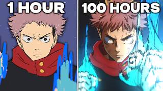 I Animated Jujutsu Kaisen in 1 Hour Vs 100 Hours [upl. by Ethelinda864]