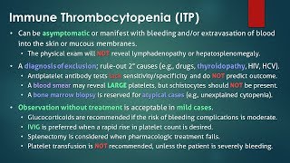 Immune Thrombocytopenia ITP [upl. by Anerok]