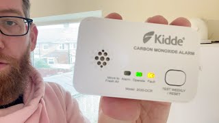 How to test a carbon monoxide CO2 alarm is working Kidde [upl. by Ressler]