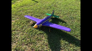 Nexa P51 Voodoo Gear Jammed One Wheel Landing Save from Damage [upl. by Ayim]