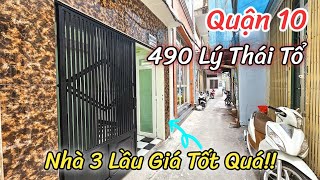 Bán Nhà Quận 10  Gần Vòng Xoay Lý Thái Tổ amp Nhi Đồng 1  Với 3 Phòng Ngủ Tiện Ở amp Cho Thuê [upl. by Hickey]