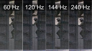 Slow motion 240Hz vs 144Hz vs 120Hz vs 60Hz  CSGO [upl. by Marcoux]