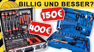 150€ WERKZEUG gegen 400€ PROFI KLASSE WERKZEUGKOFFER TEST  WERKZEUG NEWS 213 [upl. by Henn]