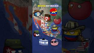 INMIGRANTES EN MÉXICO mapa historia countryballs guerra mexico [upl. by Branscum78]