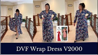 DVF Wrap Dress Pattern Review [upl. by Sagerman]