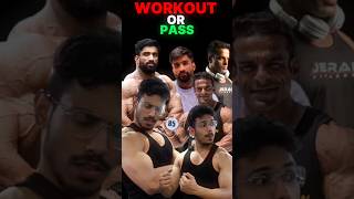 Workout or pass with randoms yatindersinghofficial nitinchandila gym fitness bhopalshorts yt [upl. by Tsnre]