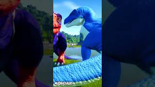 Compilation of dinosaurs battle in Jurassic World Adventure Spinosaurus Trex Chomper Oxalaia [upl. by Turro]