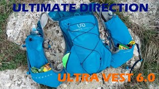 Zaino ultra trail running ULTIMATE DIRECTION ULTRA VEST 6 0 [upl. by Naimed]