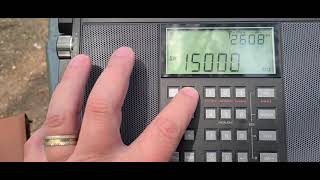 Frequency Calibration Tecsun H501X using WWV [upl. by Hepza99]