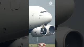 Emirates A 380800 beautiful takeoff trending viral shots [upl. by Hayouqes]