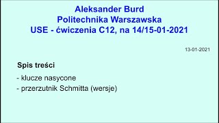 Aleksander Burd Politechnika Warszawska USE C12 [upl. by Udella]