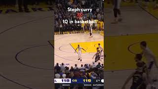 Steph curry 💯 IQ in basketball [upl. by Rothschild]