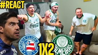 REACT  BAHIA 1 X 2 PALMEIRAS  BRASILEIRÃO 2024 [upl. by Lhary]