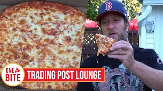 Barstool Pizza Review  Trading Post Lounge Bourne MA [upl. by Annoiek]