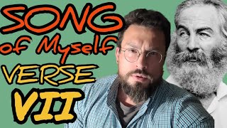 Song of Myself by Walt Whitman Verse 7 Analysis Summary Meaning Explained Review [upl. by Sarette]