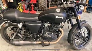 Braaap Mercury ST250 Cafe Racer 2016 [upl. by Leasim]