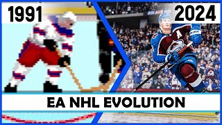 EA NHL the evolution 1991  2024 [upl. by Percival]