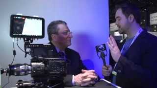 NAB 2013 Sony NEXFS700 4K SLog 240fps 2K continuous [upl. by Harrak79]