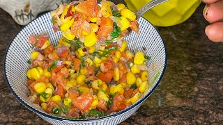 shorts ytshorts goviral Healthy chaat recipe  Masala corn chaat  cornchaat [upl. by Irakuy]