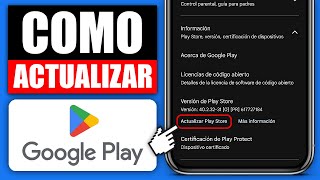 ✅ Cómo Actualizar Play Store A La Última Versión 2024 Como Actualizar Play Store Fácil 📲 [upl. by Shoifet]