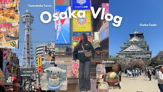 OSAKA VLOG  travelling SOLO Osaka Castle Shinsekai Dotonbori Umeda building [upl. by Seif]