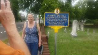 1Thurs July 18 Manahawkin Baptist Church  Revolutionary War Veteran  Silas Crane Esquire  Graves [upl. by Phaih]