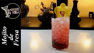 cómo hacer mi MOJITO DE FRESA [upl. by Nya]