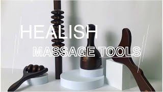 HEALISH  Wood Therapy Massage How to use [upl. by Nairoc]