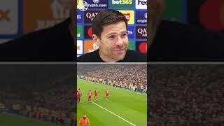 Xabi Alonso explains how Anfield atmosphere affected Leverkusen players lfc [upl. by Skeie]