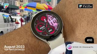 The Best Watch Faces of August 2023 on Facer for your wearOS Smartwatch [upl. by Guntar83]