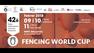 Barcelona 2018 Women TEAM Epee World Cup  T32 T4 [upl. by Egroej]