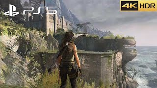 Tomb Raider Definitive Edition PS5 Cliffside Bunker Walkthrough 4K HDR [upl. by Umberto666]