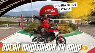 PRUEBA EN ITALIA DE LA DUCATI MULTISTRADA V4 RALLY  ES LA MEJOR MOTO PARA VIAJAR [upl. by Georgianne994]