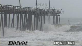 4152007 Cape Hatteras NorEaster Big Waves Flooding [upl. by Redliw]