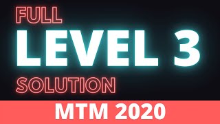 Full Level 3 solution of Master the Mainframe 2020  IBM MTM 2020 [upl. by Ariayek731]