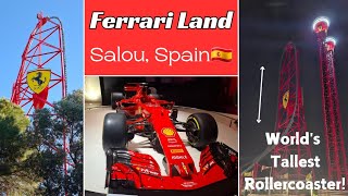 Riding The Worlds Tallest amp Fastest Rollercoaster At Ferrari Land  Vlog December 2024 [upl. by Voltz]