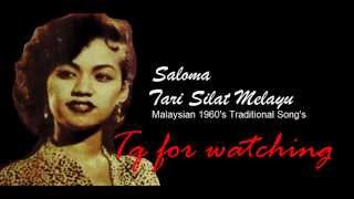 Tari Silat Melayu by Saloma Malay 1960s Traditional Songs Lyrics HD [upl. by Valera]