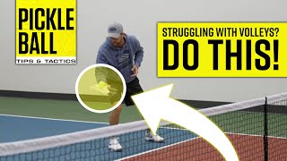 Improve the Accuracy of Your VOLLEY Pickleball Tips amp Drills [upl. by Aliam613]