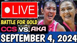 CREAMLINE VS AKARI CHARGERS LIVE 🔴 BATTLE FOR GOLD  SEPTEMBER 4 2024  PVL FINALS TODAY pvllive [upl. by Lauro133]