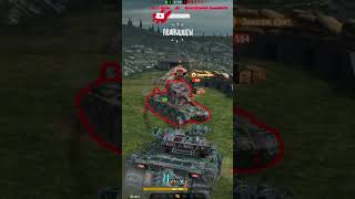 Затащил против 4ых 🔥 ЛВ1300 Tanks Blitz 🔥 tanksblitz wotblitz вотблиц shorts [upl. by Nylyrehc]