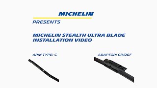 Michelin Stealth Ultra Installation Video  Bayonet Wiper Arm [upl. by Benedetto176]