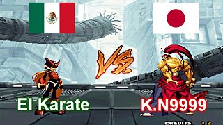 SNK vs Capcom  SVC Chaos Super Plus  El Karate vs KN9999 FT5 [upl. by Weld399]