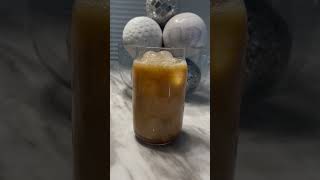 Caramel Crème Brûlée Iced Coffee trendingshorts youtubeshorts icedcoffee [upl. by Resiak]