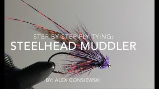 STEELHEAD FLY TYING  Tying the Steelhead Muddler [upl. by Bellamy]