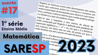 Rogério se interessa muito pelo desempenho dos aviões tanto que SARESP provapaulista [upl. by Giuliana595]