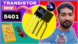 CC5401 HOW TO CHECK TRANSISTOR 5401 WITH MULTIMETER  TRANSISTOR 5401 TESTING IN HINDI 5401 🆕✔️⚡💡 [upl. by Nonnahs]